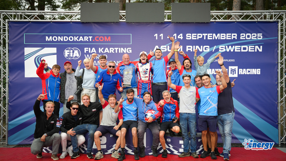 A second consecutive podium finish at the FIA Karting World Championship in OK